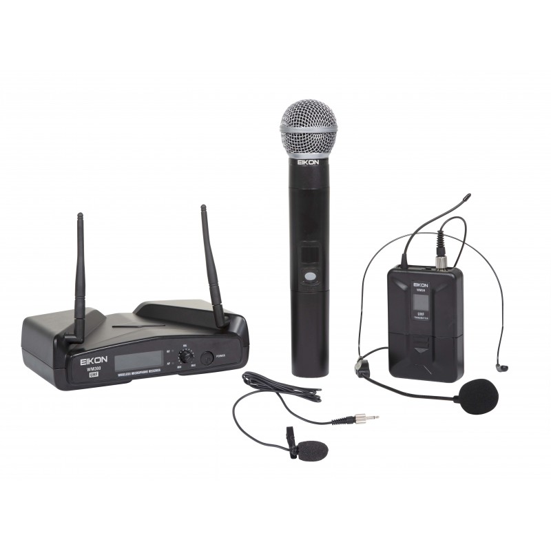 EIKON WM300KIT EIKON 8032496468424 China ST 1 6 Discontinued 1 0 4 HAWA 85181000 pUHF WIRELESS HANDHELD/BELT-PACK MICROPHONE SYS